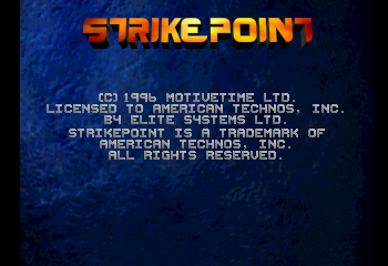 Strike Point Title Screen